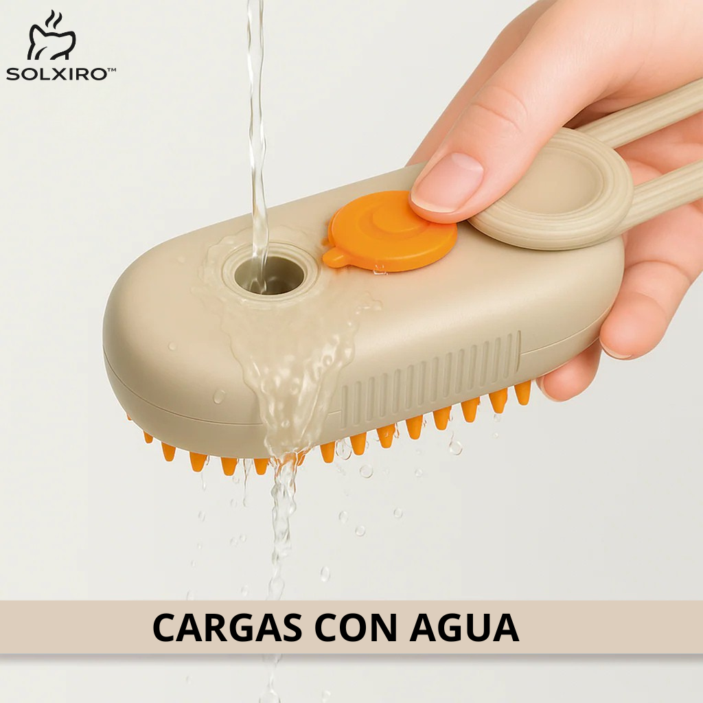 Cepillo Antipelo 3 en 1 con Vapor